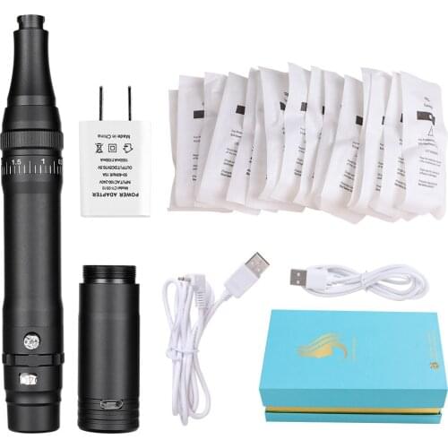 Multifunctional Powerful Semi Permanent Makeup Tattoo Machine Gun for Eyelash Lip MTS Wrinkle Removal Skin Rejuvenation Portable