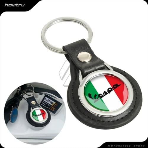 Motorcycle Scooters Keychain Key Ring Key Fob Case for Piaggio Vespa LX LXV GTS GTV Sprint 50 125 150 200 250 300