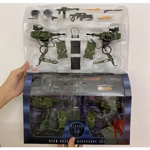 NECA Alien Uscm Accessory Set PVC Action Figures 14pcs/set Collectible Model Toys