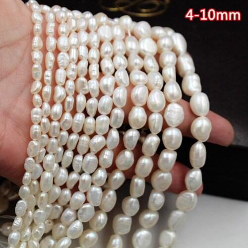 Natural Freshwater Pearl Baroque Strong Light Small Stone Irregular Shape Pearl Handmade DIY Jewelry Accessories
