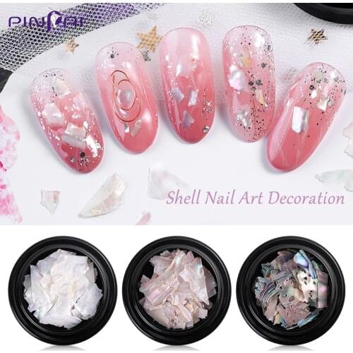 Irregular Broken Mermaid Gradient Nail Art Abalone Shell Flake Decoration DIY Manicure Beauty UV Gel Acrylic Nail Decals Sequins