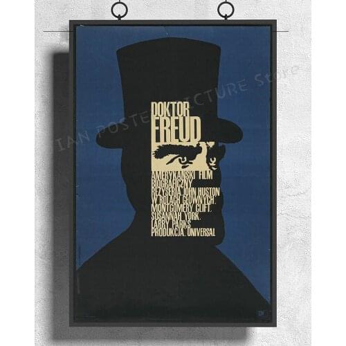 NJ649 DOCTOR FREUD Movie Czech Polish Rare Wall Sticker Silk Poster Art Home Decoration