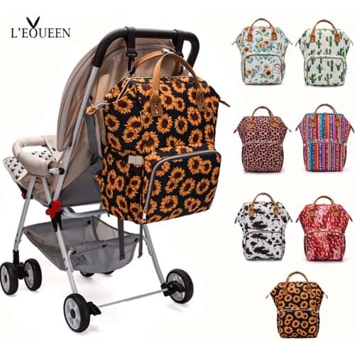 [LEQUEEN Official Store]Diaper Bag Baby Care Backpack Travel Waterproof Antifouling Backpack Stroller Bag Nappy Bag Stroller Bag