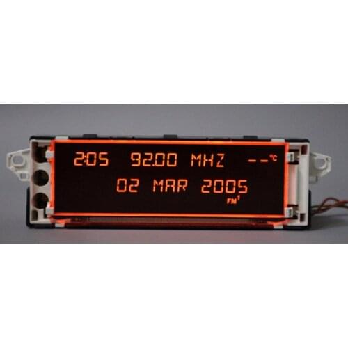 Screen support aux Display red monitor 12 pin for Peugeot 307(Some model) 408(Some model) screen citroen C4(Some model)