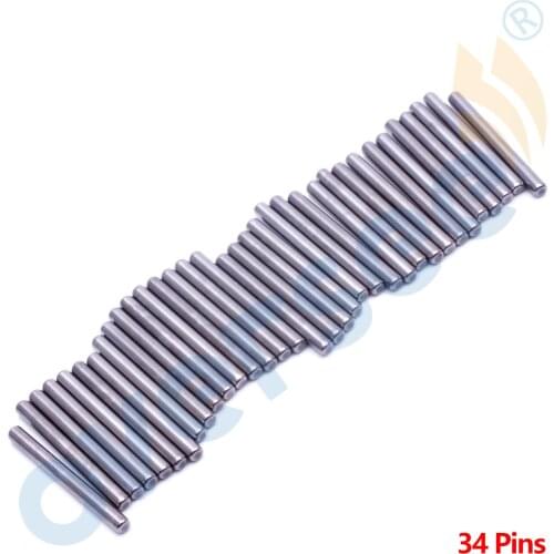 Boat Motor 93602-20M02 Piston Pin Roller for Yamaha 1 Set 34PCS 20HP - 50HP Jet Outboard 2T 93602-20M02-0