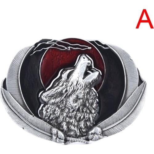 Zinc Alloy Animal Wolf Belt Buckle For Mens Accories Suitable For 4cm Width Belt Diy Belt