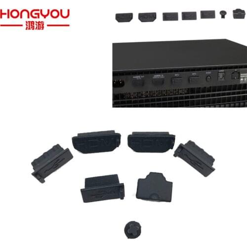 USB HDMI-comp Dust Plug for Xbox One X Gaming Console Silicone Dust Proof Cover Stopper Dustproof Kits for xbox one s Controller