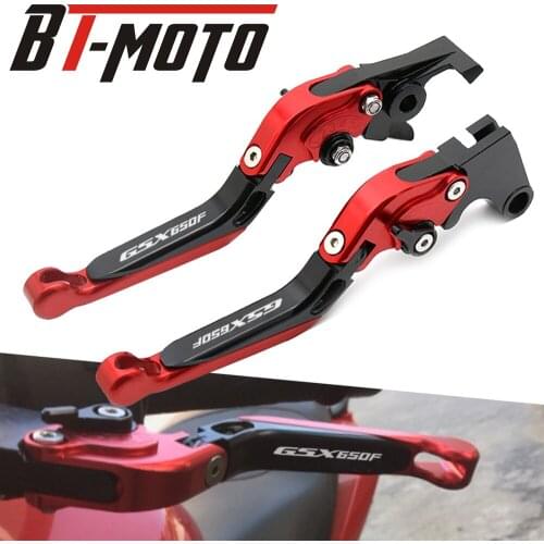 For SUZUKI GSX650F GSX 650F 2008-2015 Motorcycle Accessories Folding Extendable Brake Clutch Levers