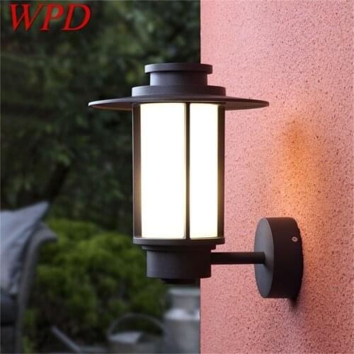 WPD Outdoor Wall Lamps Classical LED Lighting Waterproof IP65 Sconces For Home Porch Villa Decoration
