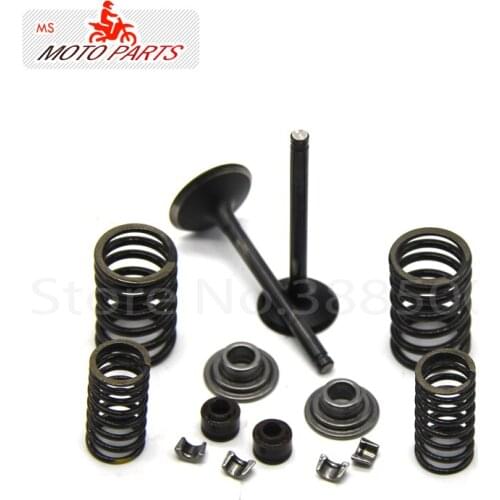 Intake Exhaust Valves Springs Valve Rebuild Kit For YX125cc Engine ATV Go Kart Dirt Bike