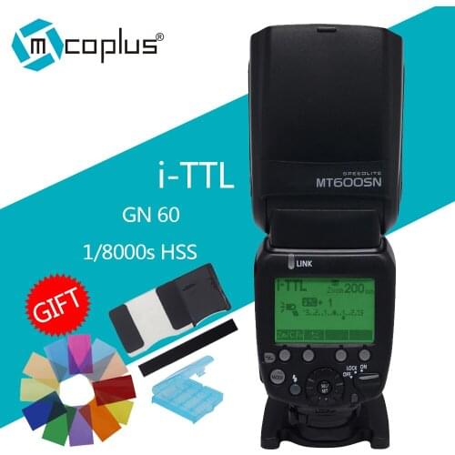 Mcoplus MT-600SN TTL Master Flash Speedlite light HSS 1/8000s GN60 for Nikon D7100 D7000 D5300 D3300 D3200 D3100 D800 as SB-910