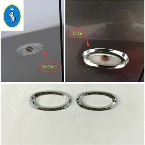 Yimaautotrims Car Body Turn Signal Lights Cover Trim For Nissan Cube Juke Leaf Note Micra March 2012 – 2016 Interior Refit Kit