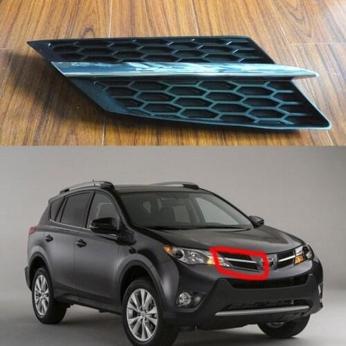 1Pcs Right Side Replacement RH Front Bumper Upper Grill Grille for Toyota RAV4 2013-2016
