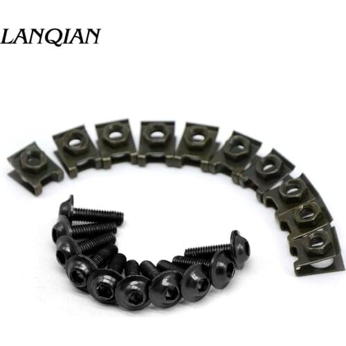 10 pieces 6mm motorbike screwse body fairing For Yamaha T-Max 500 T-Max 530/ABS Tracer 900 ABS V-MAX