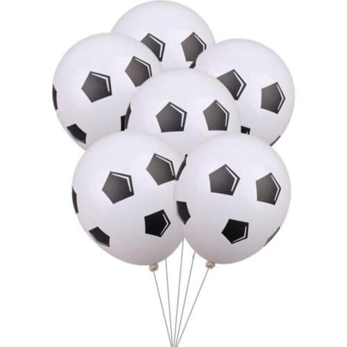10Pcs/lot Football Theme Happy Birthday Latex Balloons Inflated Helium Air Balloon Party Decor for Kids Birthday Party Supplies