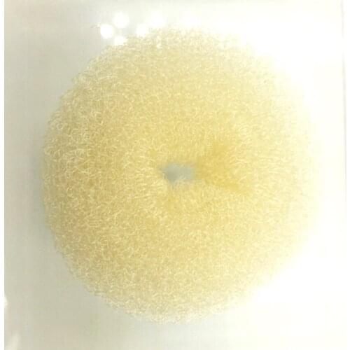 2016 Plate Hair Donut Black Nylon Sponge Taenia Headbands Hair Donut Hairdisk Device Quick Messy Bun Hairstyle accessories Hats