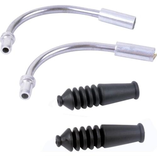 4pcs V Brake Noodles Plastic Sleeves Boots Protector Hose Cable Guide Bend Tube Pipe MTB Mountain Bicycle Accessories