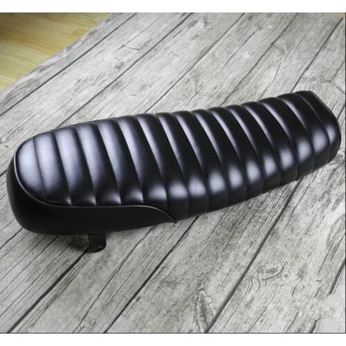 64cm Motorcycle Brown Retro Seat Cafe Racer Seat Vintage Universal Saddle for SuzuKi GS Yamah XJ Honda