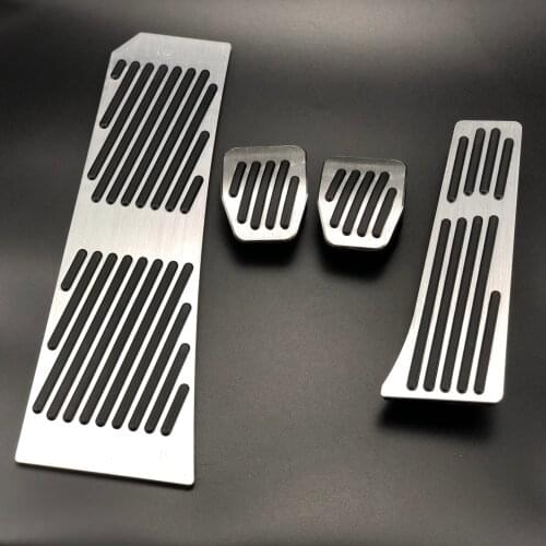 Accelerator Brake Foot Rest Pedals Covers Assembly For BMW Vehicles Automatic Transmission Left Hand Drive AUTO Version