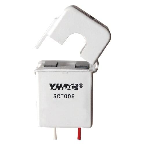 Free Shipping YHDC SCT006 AC Split Core Current Transformer Input 1A/5A/10A/20A Output 1mA/2.5mA/5mA/10mA/20mA/25mA 1
