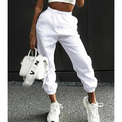 Y2K Brand Woman Trousers Pants Sweatpants Jogger Casual Fitness Workout Running Sporting Clothing Hip Hop E-girl Loose Straight