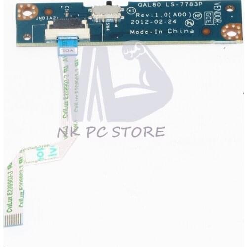 CN-0VKR07 0VKR07 VKR07 FOR Dell Latitude E6430 Volume/Wireless Button Board with Cable LS-7783P full tested