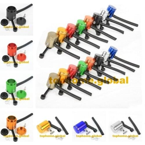 CNC Universal For Kawasaki VERSYS 1000 VULCAN S 650cc ZX636 ZX6RR ZX6R 636 Moto Brake Fluid Reservoir Cup Oil Clutch Fluid Tank