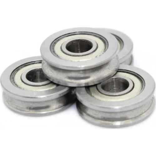Fixmee 10pcs U-groove Guide Wheel For 3D Printer Extruder Size 4x13x4mm FZ0463 Free Shipping