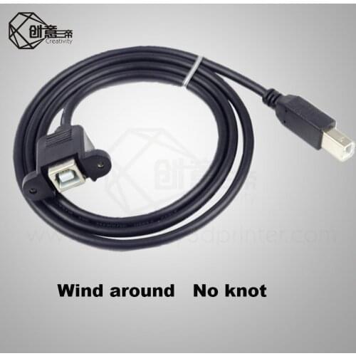 USB 2.0 Type B Male to Female M/F EXTENSION Data Cable Panel Mount For Printer or 3D Printer Cable 30CM/100CMwith Screw hole