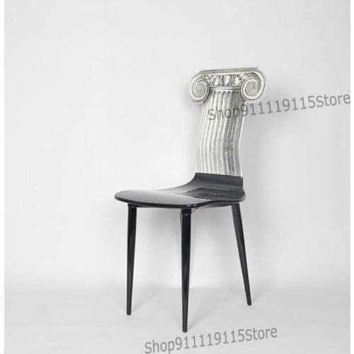 Classic Design Of Roman Column Chair
