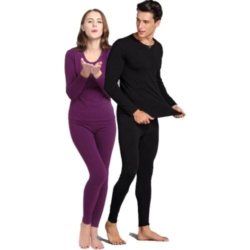 Cotton Thermal Underwear Set For Winter Long Johns Winter Women Thermal Clothing Cotton Thermal Shirt Men Lovers underwear