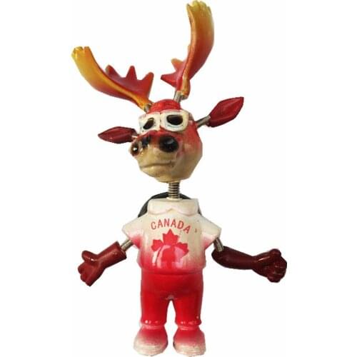 BABELEMI Creative Cute Canada Animal Spring Elk Fridge Magnet Souvenirs Refrigerator Magnets Stickers Gift for Kids Home Decor