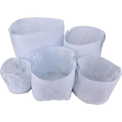 Round Fabric Pots Plant Pouch Root Container Cultivation Pot Planting Grow Bag Garden Eco-Friendly Ventilate Bag