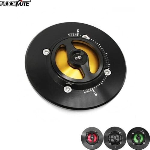 Motorcycle Push to Lock Fuel Tank Cap For Aprilia RSV4 R / Factory / APRC 2009-2018 / Tuono V4R 2011-2017 Gas Fuel Petrol Cover