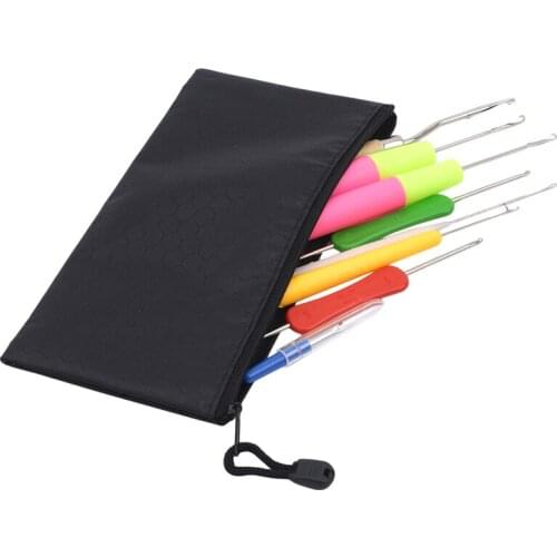 Hot Sale New 8pcs/Set Plastic & Wood Hair Weaving Crochet Needles Dreading Latch Hooks Dreadlock Craft Tool New Sewing Tools