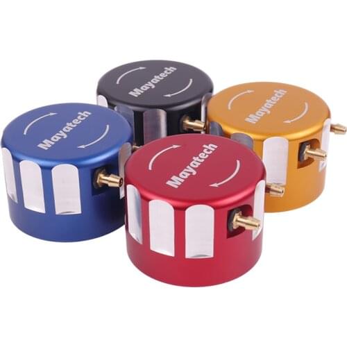 Mayatech CNC Aluminum Alloy Oilcan Cover Gasoline Tank Box Lid Oil Drum Cap Shell Top Adapter Filter for RC Aircraft Fixed Wing