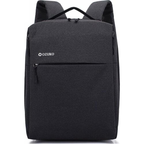Multifunctional Computer Backpack Male Solid Color Fashion Oxford Double Shoulder Bags Outdoor Mens Casual Daypacks