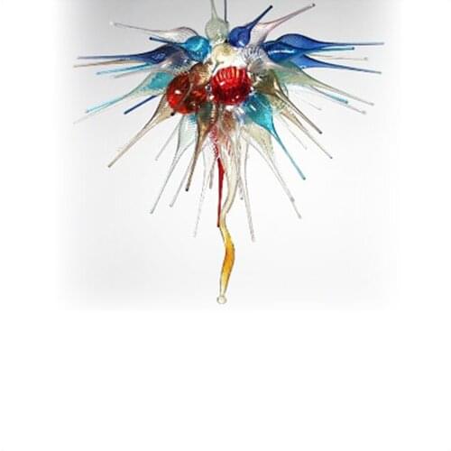 Fashionable Modern LED Chandelier Top Design Colored Superior Quality Italian Blown Glass Chandelier