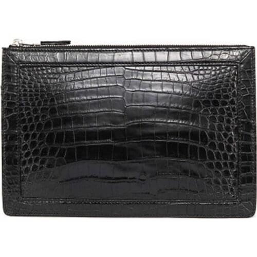 Sanpijiang men bag male crocodile leather new leisure tide The large capacity men clutch bag Zipper bag handbags