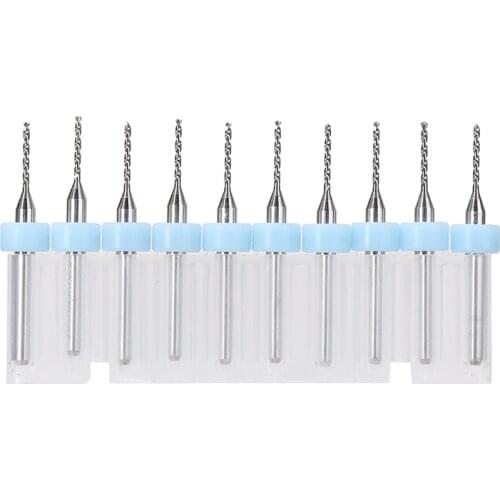 10pcs 3.175mm Shank End Mill Set Carbide Blade CNC Engraving Milling Cutter For Power Tools