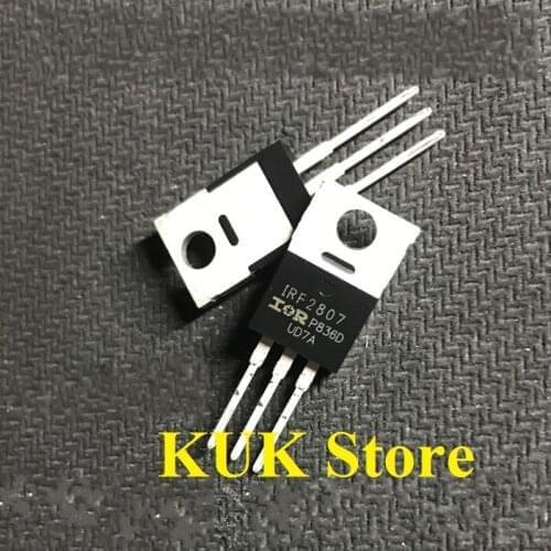 Real Original 100% NEW IRF2807 IRF2807PBF TO-220 10PCS/LOT