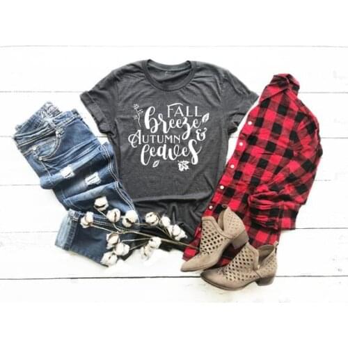 Fall breeze Autumn Leaves Shirt Fall AutumnPumpkin Spice holiday gift party style women fashion grunge tumblr tee art top tshirt
