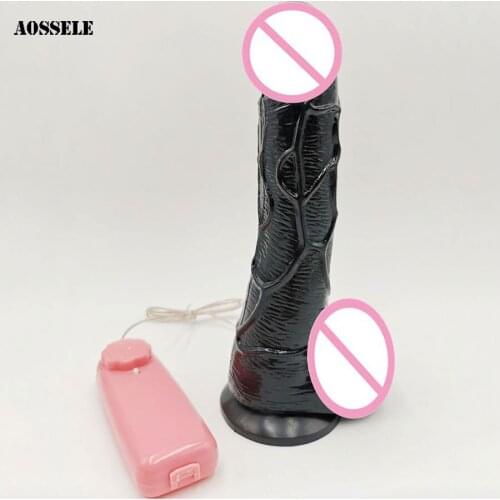 Realistic Big Dildos Vibrator G Spot Clitoris Stimulator Multispeed Vibrating Dildo Sex Toys for Woman Men Anal Masturbation Toy