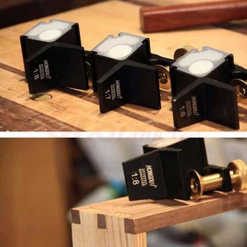 Adjust Dovetail Scribing Gauge 1:4 1:6 1:7 1:8 90degree Magnet Marker Woodworking Carpenter Measuring Tool Graduated Scales