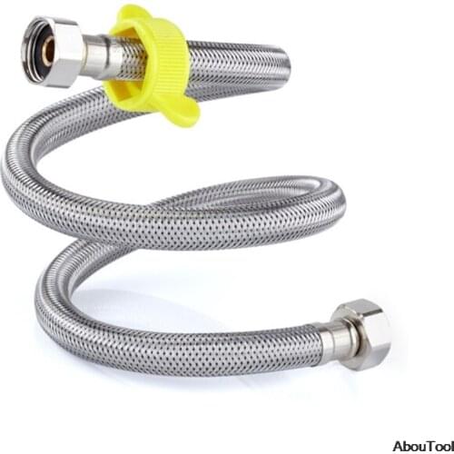 Hose Pipe Kithen Replacement SUS304 Stainless Steel flexible shower Hose Thick Silicone Bathroom shower Hoses High Quality kit