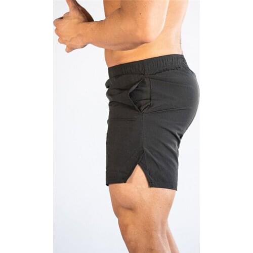 New Summer Men Gyms Shorts Calf-Length Fitness Bodybuilding Fashion Casual Joggers Workout Slim fit Beach Short Pants Sweatpants