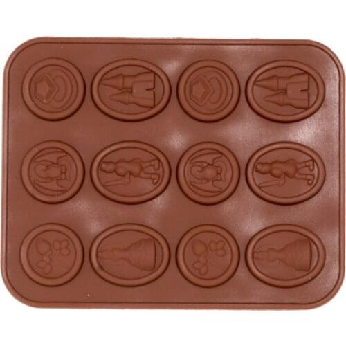 Silicone chocolate mold, handmade chocolate mold