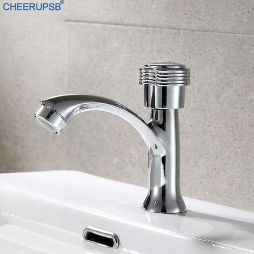 Torneira Misturador Banheiro Bathroom Sink Basin Faucet Single Cold Zinc Alloy Crane Foam Nozzle Stream Deck Mount Chrome Taps