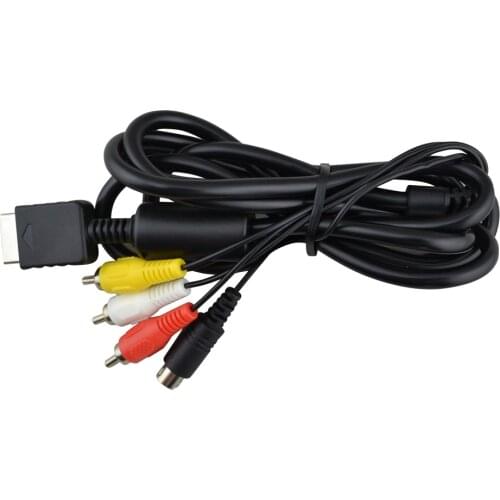 10PCS For Sony PlayStation 2 3 S-Video AV Audio Video for PS2 PS3 S video Cable cord