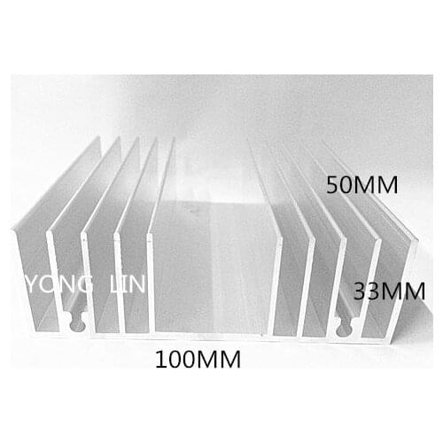 1piece aluminum heatsink/100*33-50/Relay heatsink/ic aluminum/led heatsink